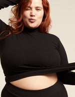 Women's Ribbed Turtleneck Top