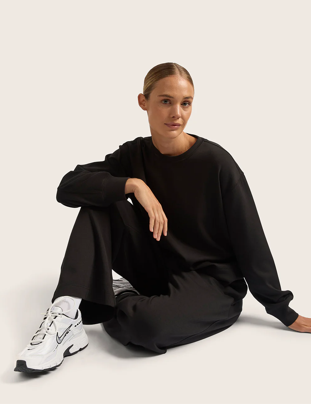 Sweatpants med Lige Ben