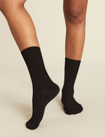 3-Pack Women's Ribbed Crew Socks