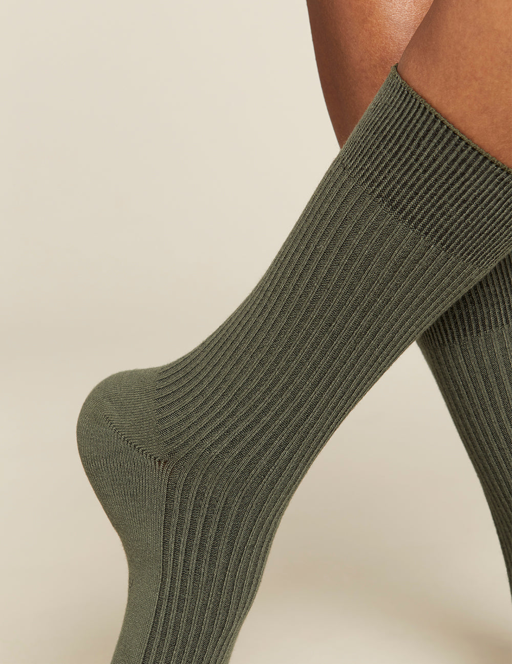 3-Pack Women's Ribbed Crew Socks