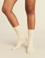 3-Pack Women's Ribbed Crew Socks