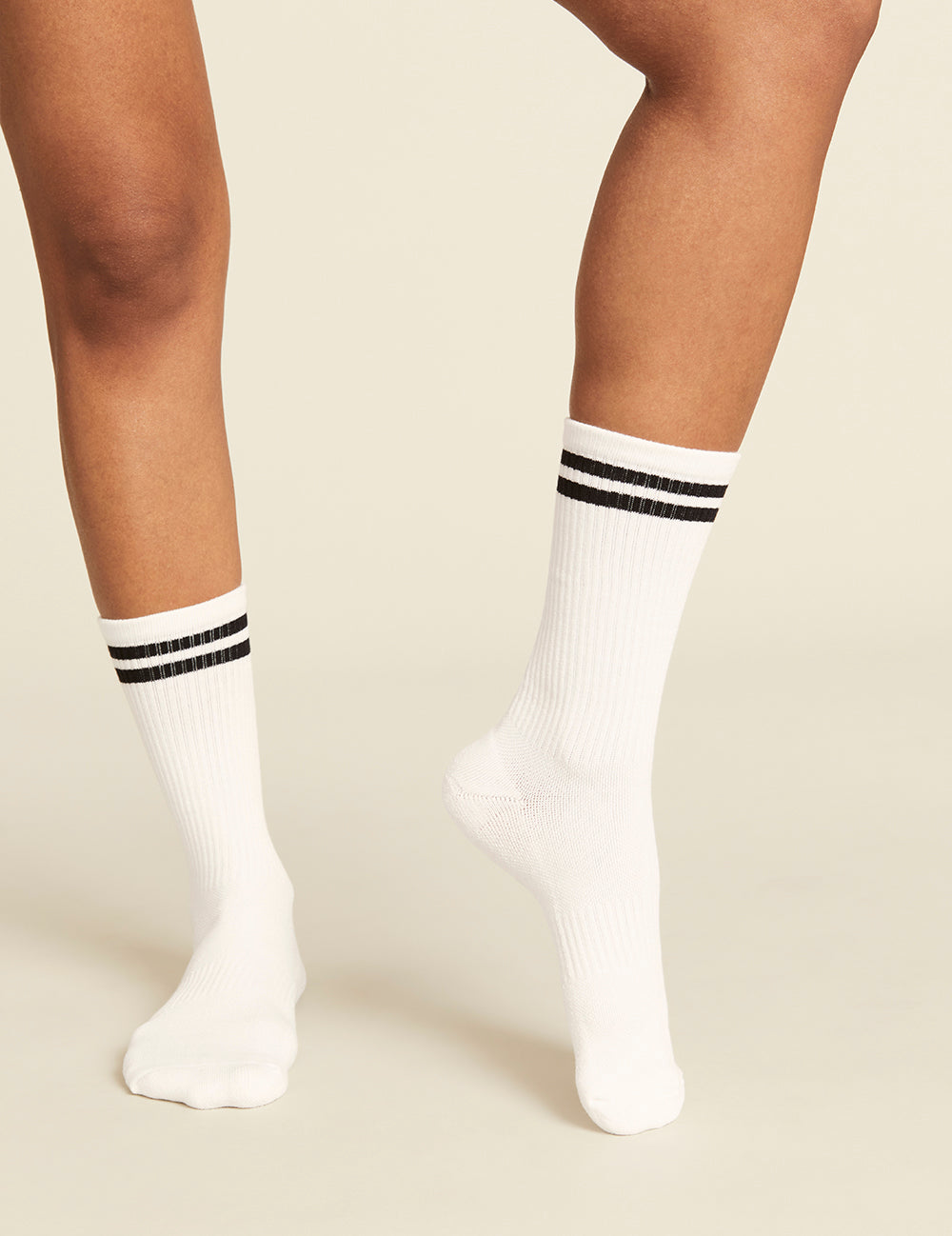 Women's Striped Cushioned Crew Socks