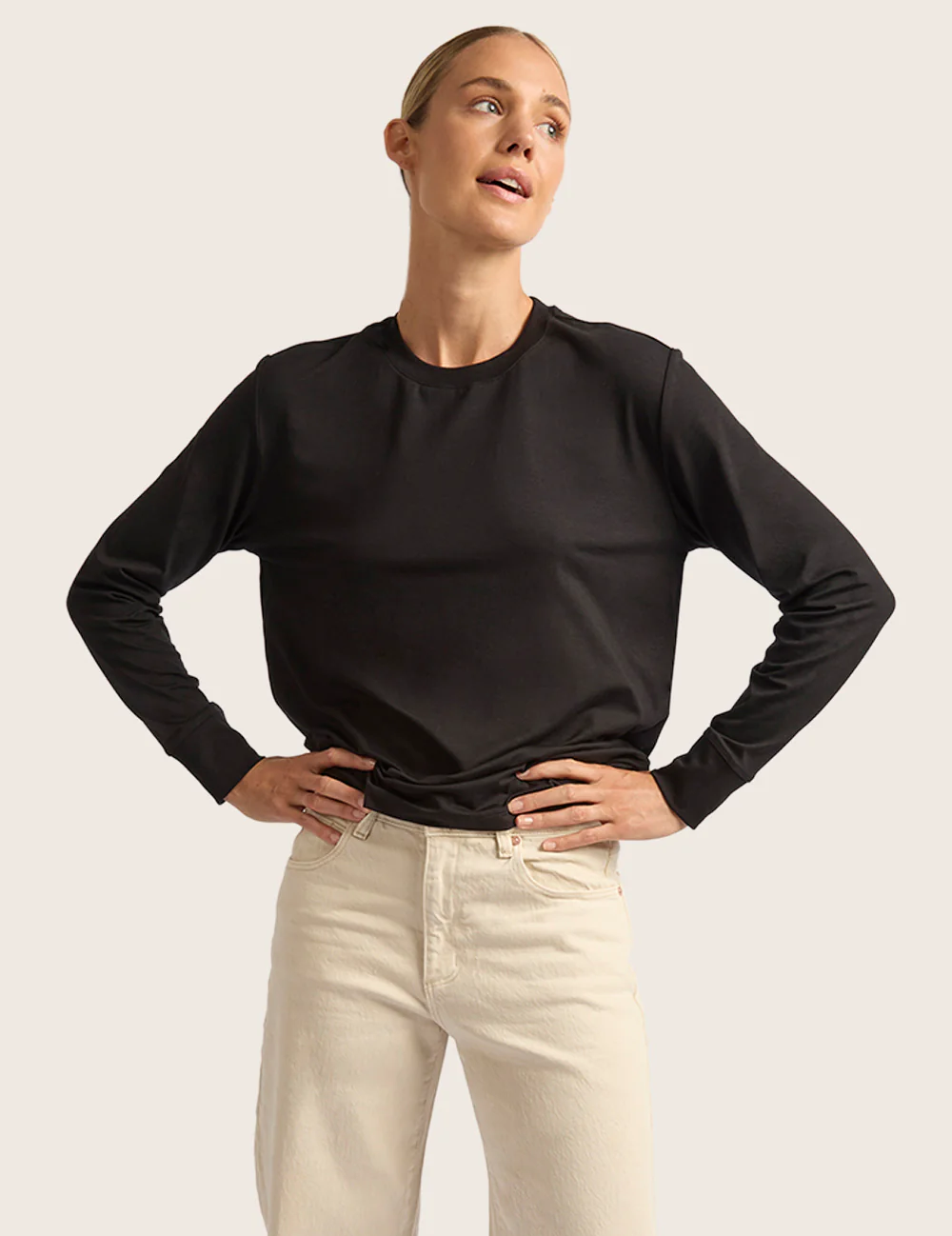 Classic Langærmet T-shirt