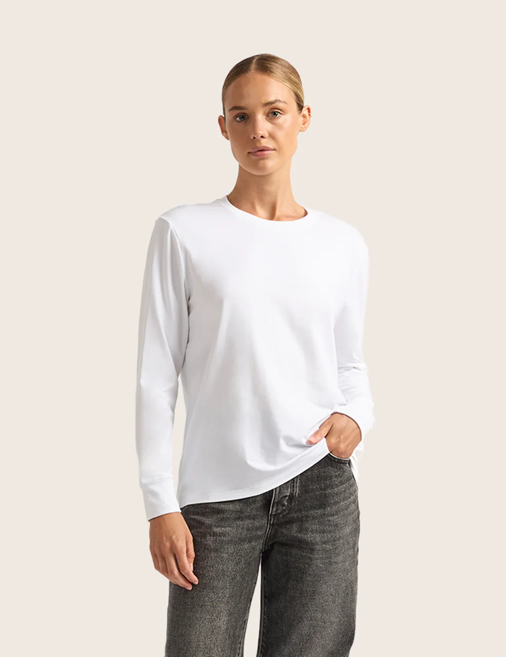 Classic Langærmet T-shirt