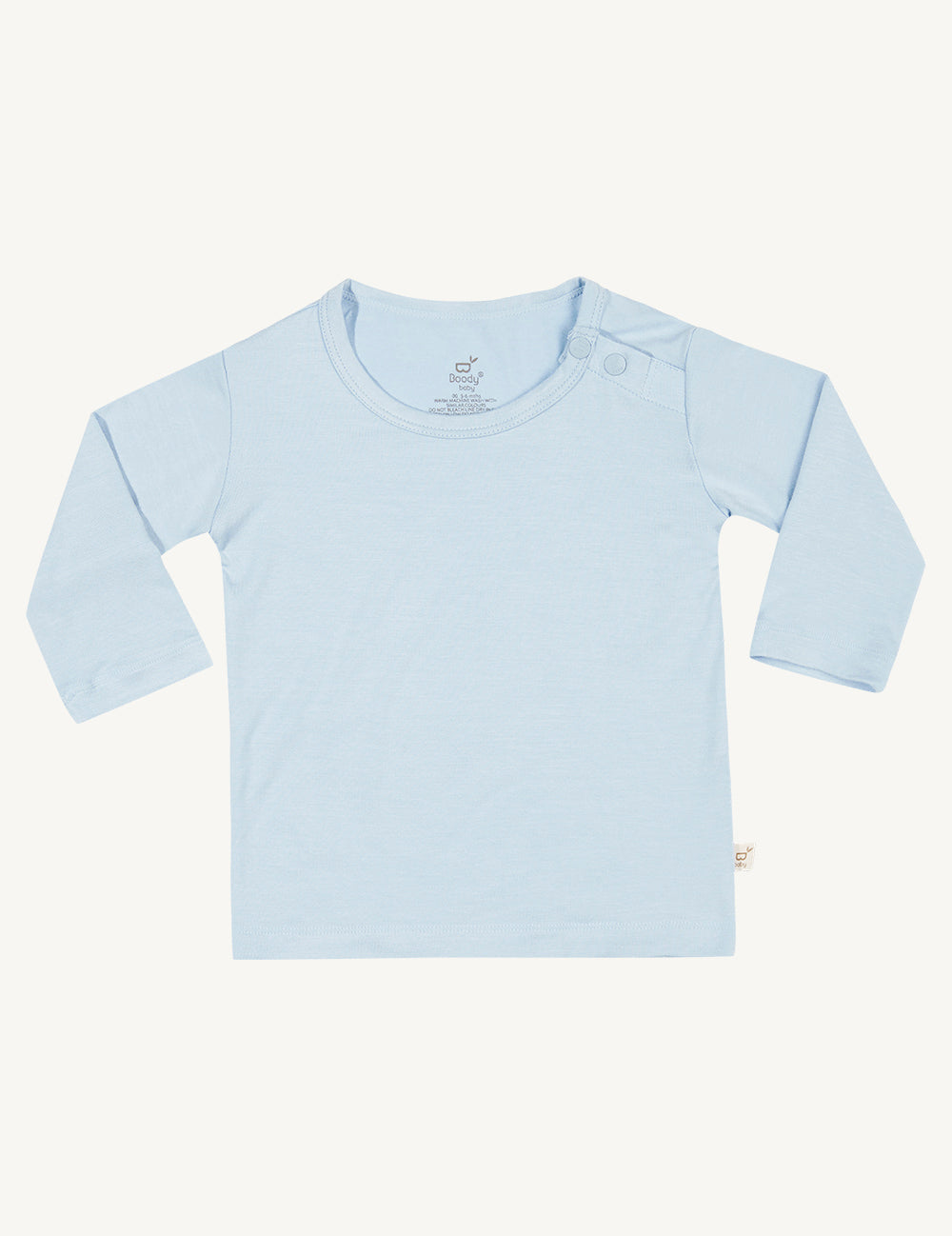 Langærmet top - Lyseblå | Boody Baby