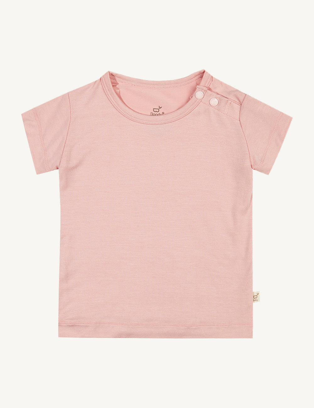 Baby t-shirt - Lyserød | Boody Baby