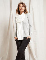 Fringed Hem Scarf