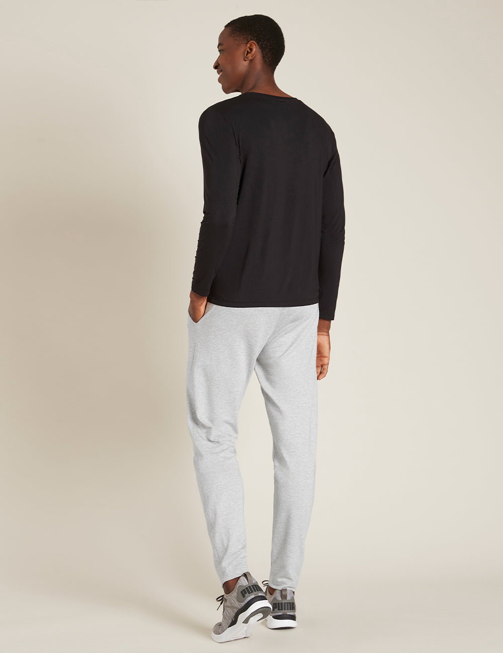 Men's Long Sleeve Crew Neck T-Shirt