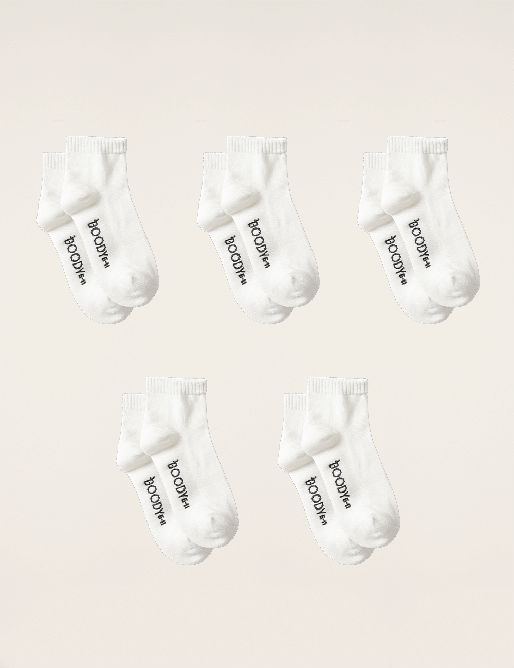 5-Pack Men's Sports Ankle Socks