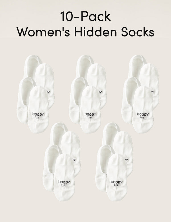 10-Pack Women's Hidden Socks