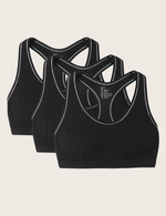 3-Pack Racerback Sports Bra