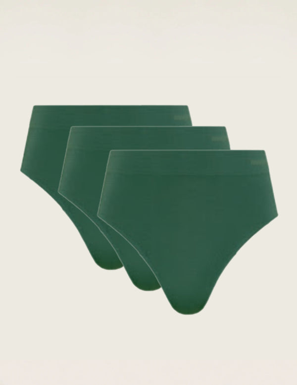3-Pack Full Briefs - Emerald Green