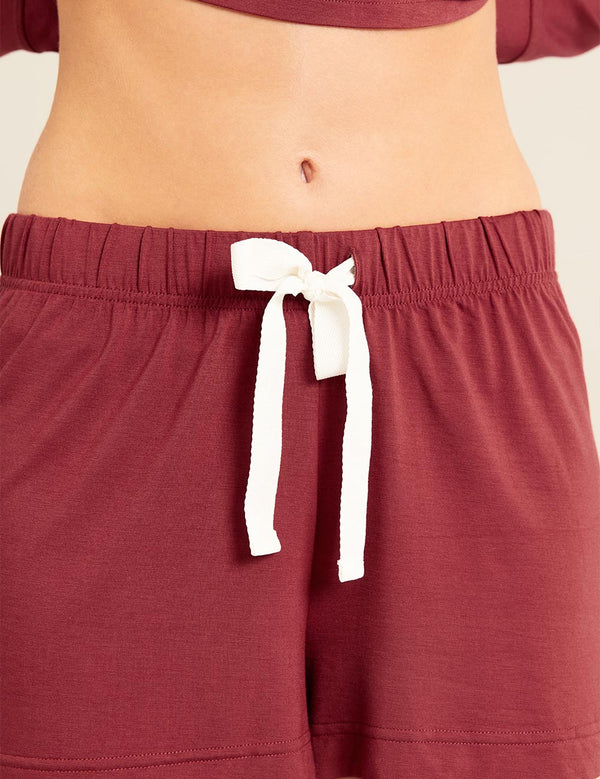 Goodnight Sleep Shorts - Ruby