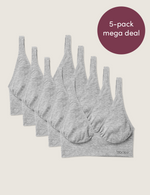 5-Pack Shaper Crop Bra