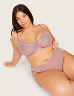 FreeMesh™ High Cut Maxi Trusse - Mauve