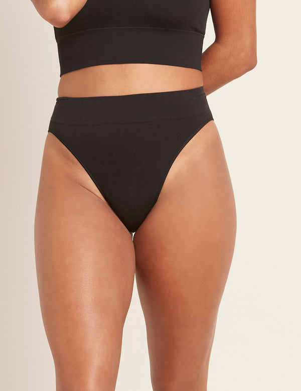 LYOLYTE® Ribbed High Leg Brief