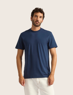 Herre Classic T-shirt med Rund Hals