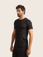 Herre Basis T-shirt med Rund Hals