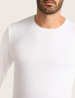 Herre Langærmet T-shirt med Rund Hals - Outlet