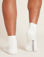 5-Pack Men's Sports Ankle Socks / Hvid 45-50