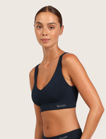 Sømløs Bambus BH med Indlæg - Midnight