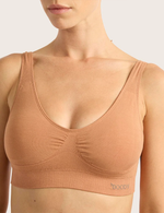 Sømløs Bambus BH med Indlæg