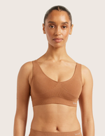 Sømløs Bambus BH med Indlæg