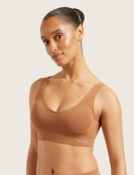 Sømløs Bambus BH med Indlæg