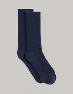 Ribbed Crew Socks