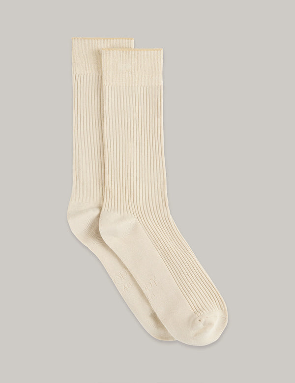 Ribbed Crew Socks