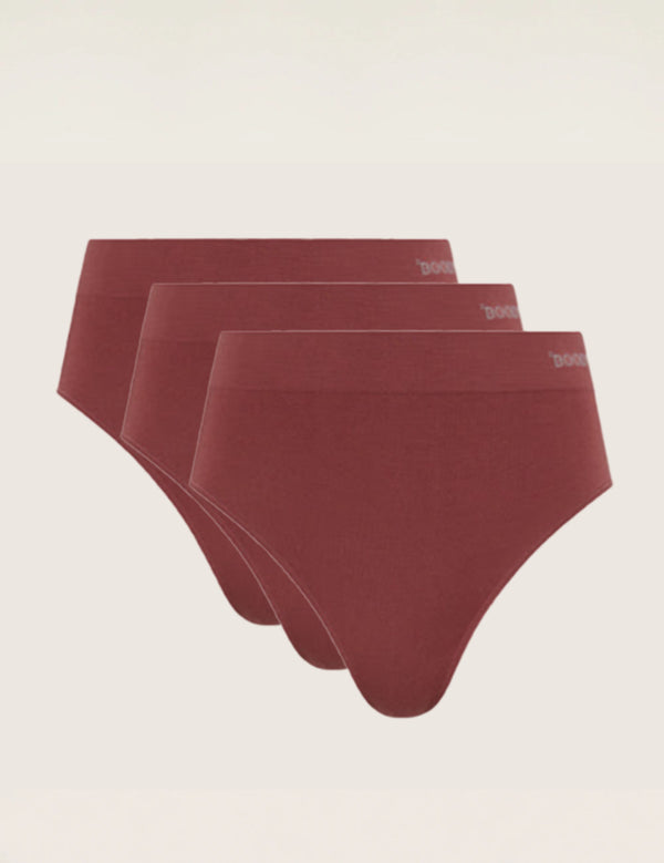 3-Pack Full Briefs - Rosewood