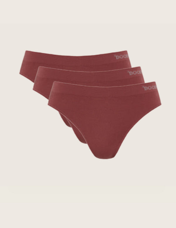 3-Pack Classic Bikini - Rosewood