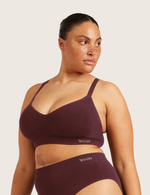 T-Shirt Bra Wireless - Mulberry