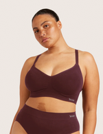 T-Shirt Bra Wireless - Mulberry