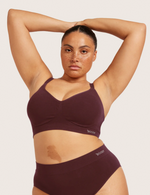 T-Shirt Bra Wireless - Mulberry