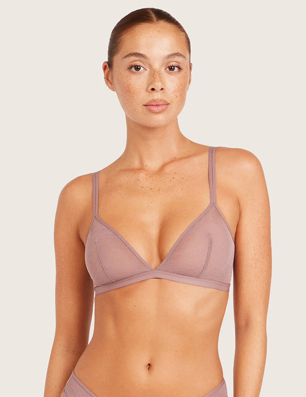 FreeMesh™ Trekants BH - Mauve