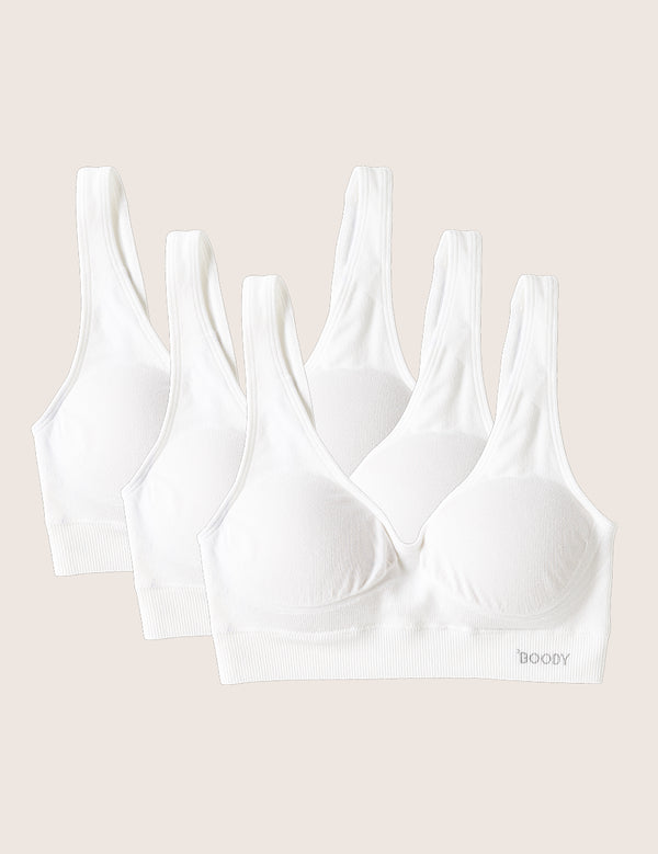 3-Pack Padded Shaper Crop Bra - Outlet