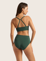T-Shirt Bra Wireless - Emerald Green