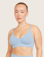 T-Shirt BH Uden Bøjle (B-DD) - Sky Blue