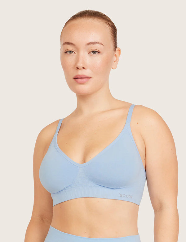 T-Shirt BH Uden Bøjle (B-DD) - Sky Blue