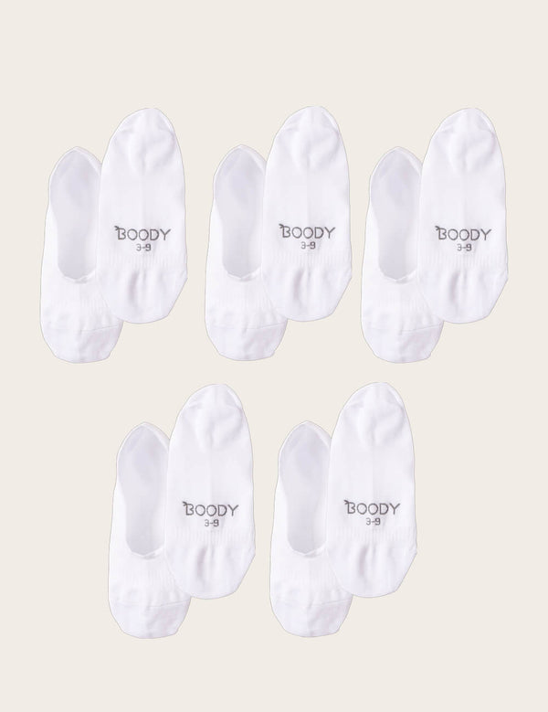 5-Pack Women's Invisible Socks