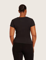 Basis T-shirt med V-Hals