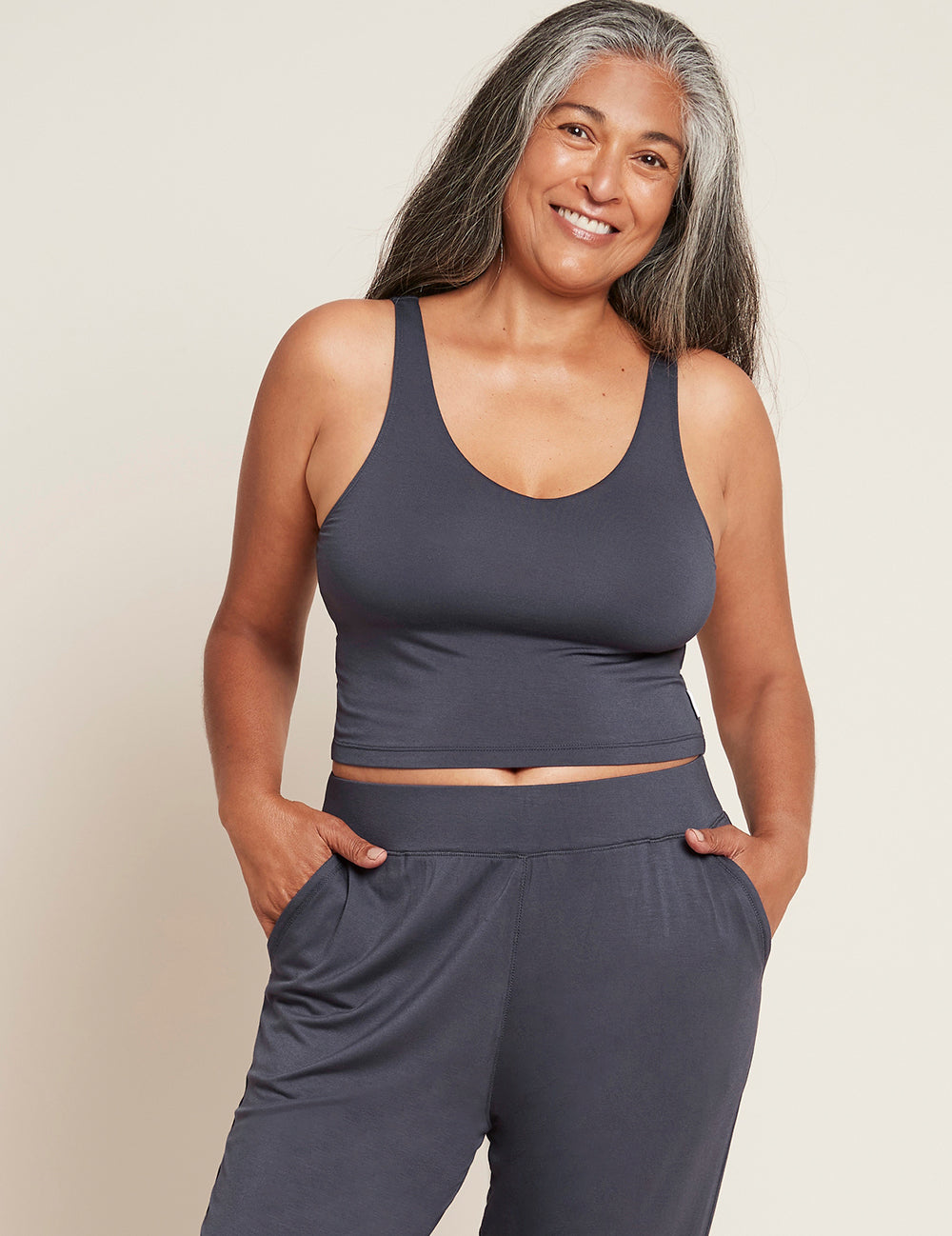 SHELF BRA CROP TOP main image 0